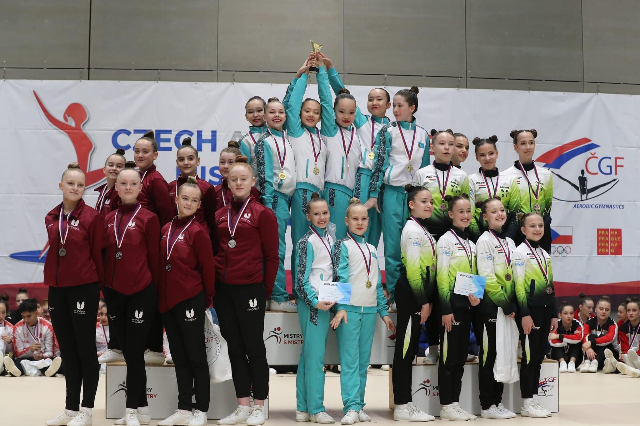 Memories made and history created by Welsh gymnasts at Czech Aerobic