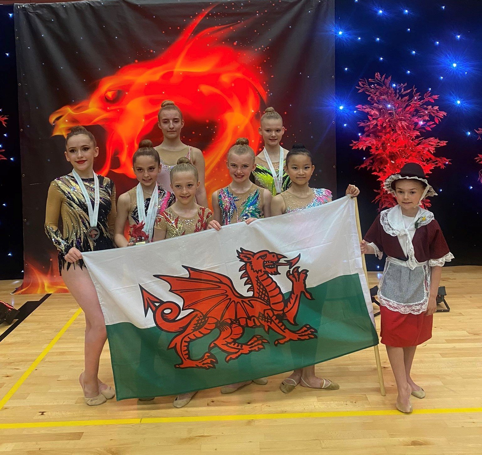 Magnificent seven light up day two of Rhythmic Home Nations